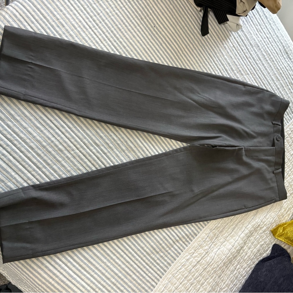 Egara Charcoal Dress Pants for Men